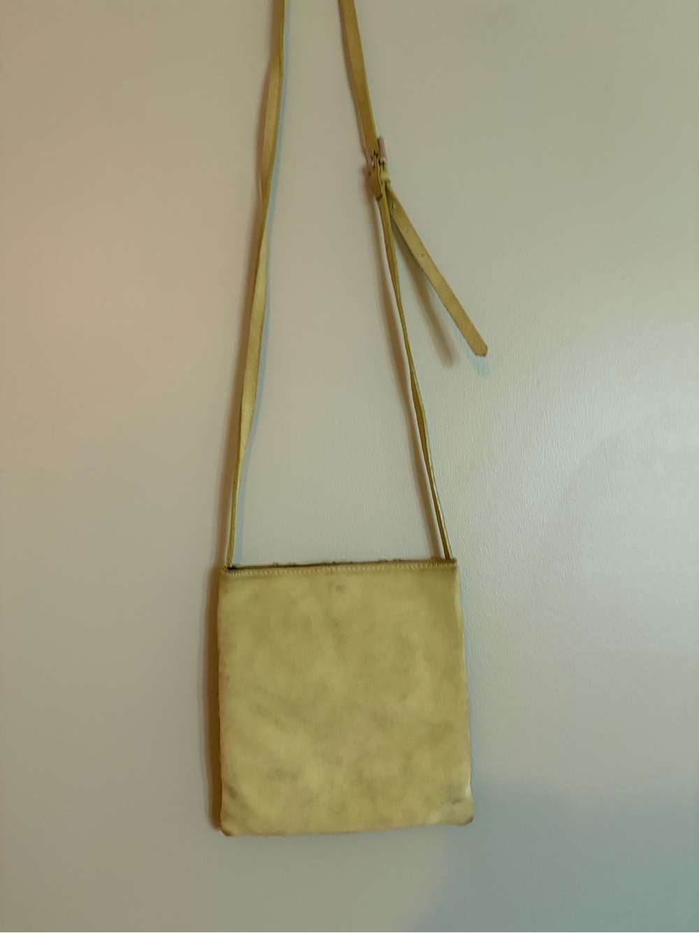 Luisa Spagnoli VTG Leather Patchwork Crossbody Bag Boho 70s Retro Luxury 8" - Picture 9 of 13
